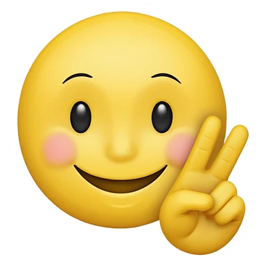 playful yellow smiley with exaggerated loser sign right hand forming 'L' on forehead teasing expression sticker