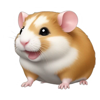 wheel hamster sticker
