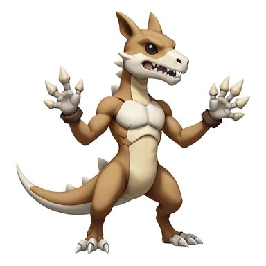 Cubone-Marowak-Fakémon-creature (full body) sticker