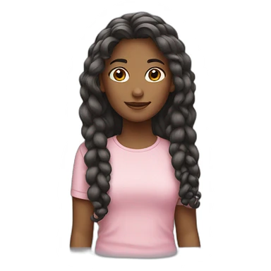 hair and girls standing together sticker