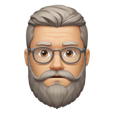 Viking guys, beard, glasses
 sticker