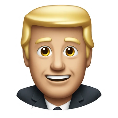 TRUMP happy sticker