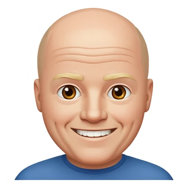 Steve Mcfadden bald sticker