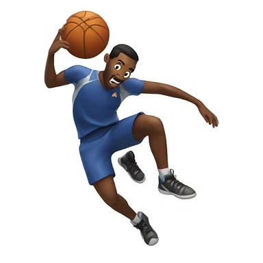 jumping bal freaking out of exciting sticker