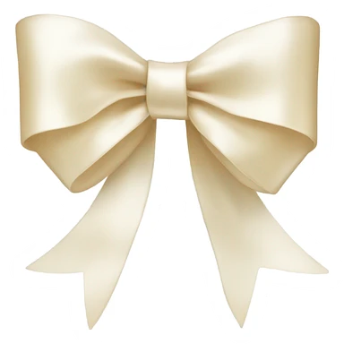 Vanilla ribbon sticker