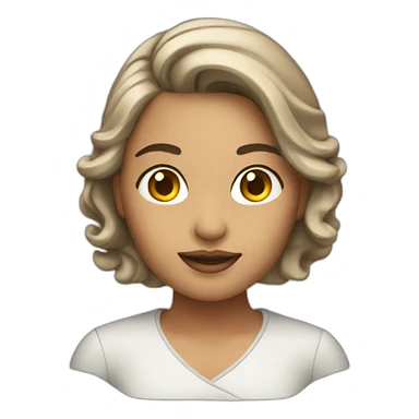 Mujer modelando  sticker