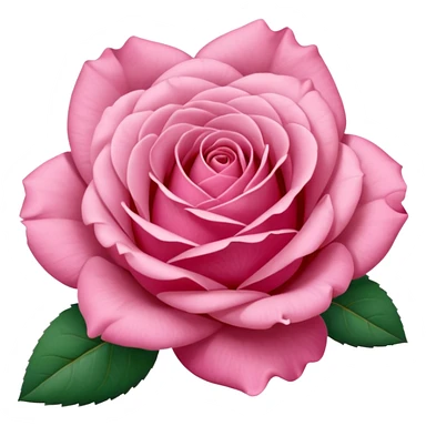 “A Polaroid photo of a pink rose  sticker