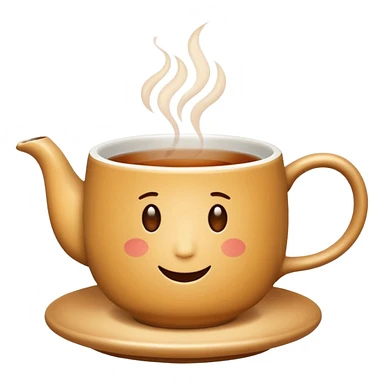 a cup of tea sticker