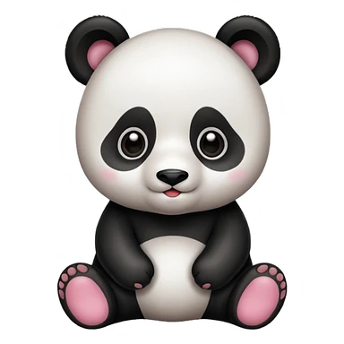 baby panda sticker