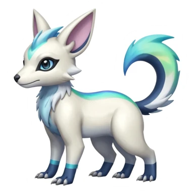 Shiny Iridescent Linoone-Absol-Trico-Hybrid (Full body) sticker
