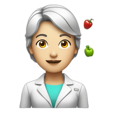 Cyborg nutritionist sticker