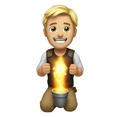 Sending powerful energy sticker