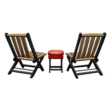 Seating at beach sticker