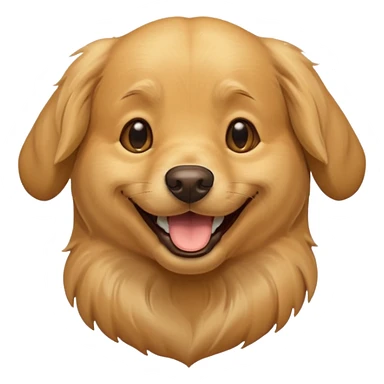 can you create emoji of this dog smiling sticker