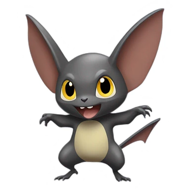 Méchant chauve souris pokemon sticker