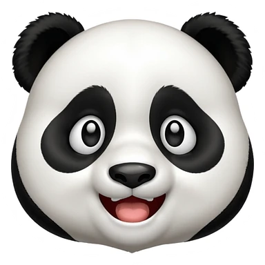panda cry laughing sticker