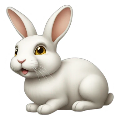 Lapin sur lapin sticker