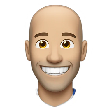 zidane smiling sticker