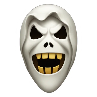 Christmas ghostface from scream sticker