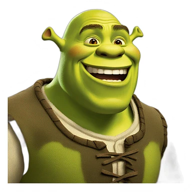 Shrek laught sticker