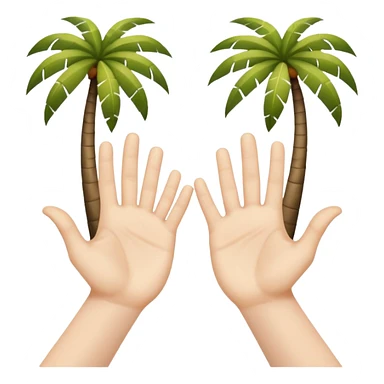 Hands in surrender sticker