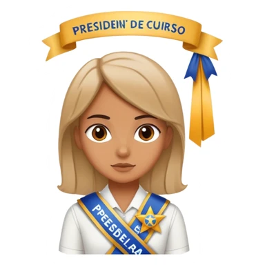 presidenta de curso 3°basico sticker