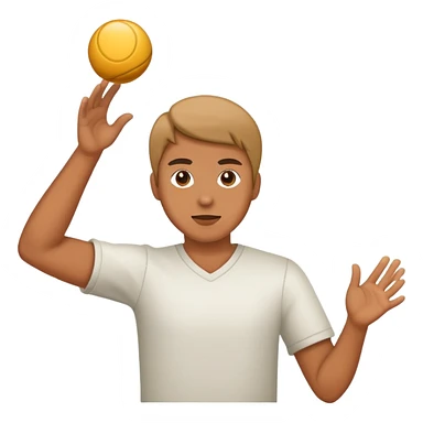 person throwing an object sticker