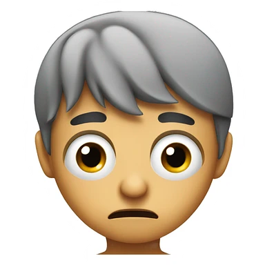 annoyed face eye twitching sticker