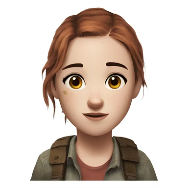 Ellie the last of us Little bit dezoom sticker