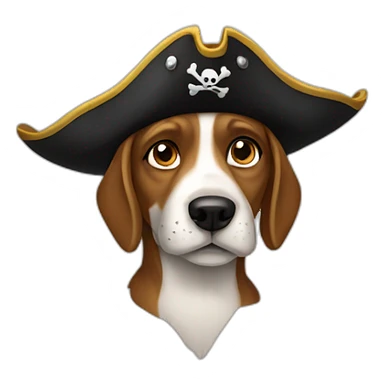 PIRATE DOG sticker