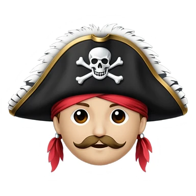 pirate hat sticker