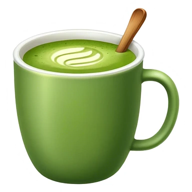 matcha cup sticker