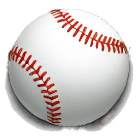 Grey baseball glove sticker