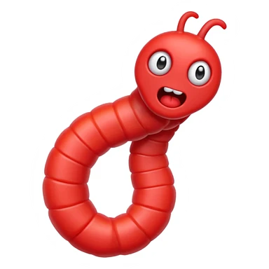 Furious gummyworm sticker