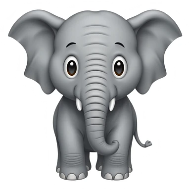 elephant freaking sticker