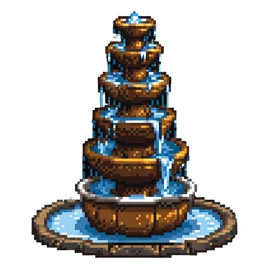 water fountain drinking sticker