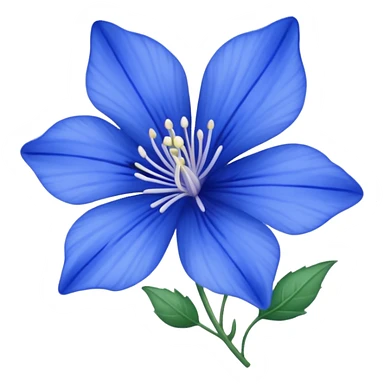 bellflower. Transparent background sticker