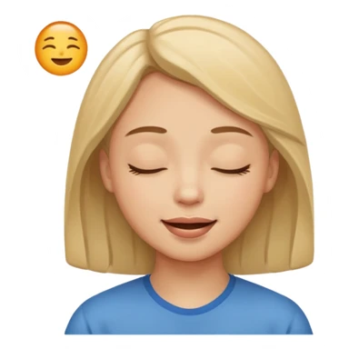 change the mouth to happy and giving a eye close sticker