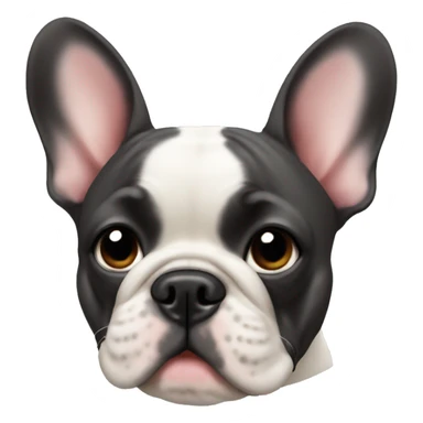 a french bulldog  sticker