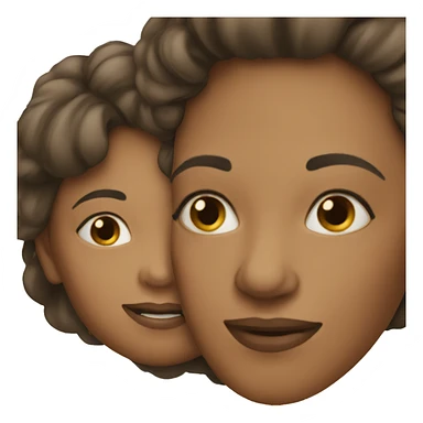 Mother and daughter  sticker