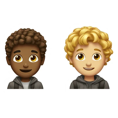 two best friends boys  sticker