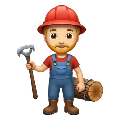 woodcutter sticker