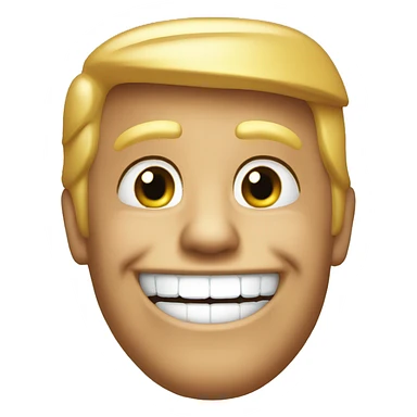 Donald trump smile sticker