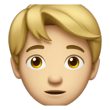 Garçon triste sticker