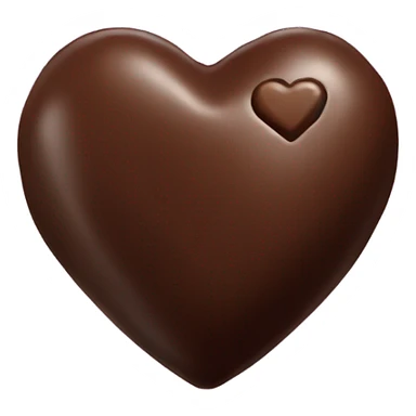 one heart shaped chocolate truffle sticker