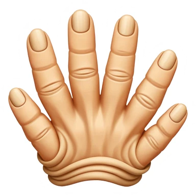 drie fingers sticker