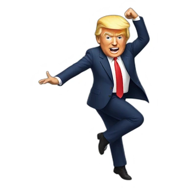 Trump dance sticker