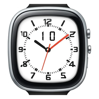 old digital watch sticker