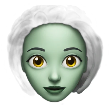 Woman alien sticker
