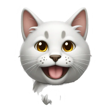 Un gato con alas  sticker